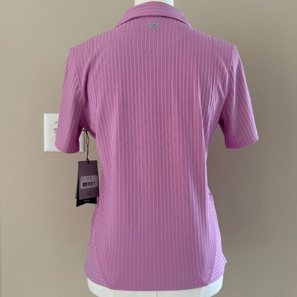 CUTTER & BUCK | NWT Women's Lilac Golf Shirt Sz S - Picture 3 of 6